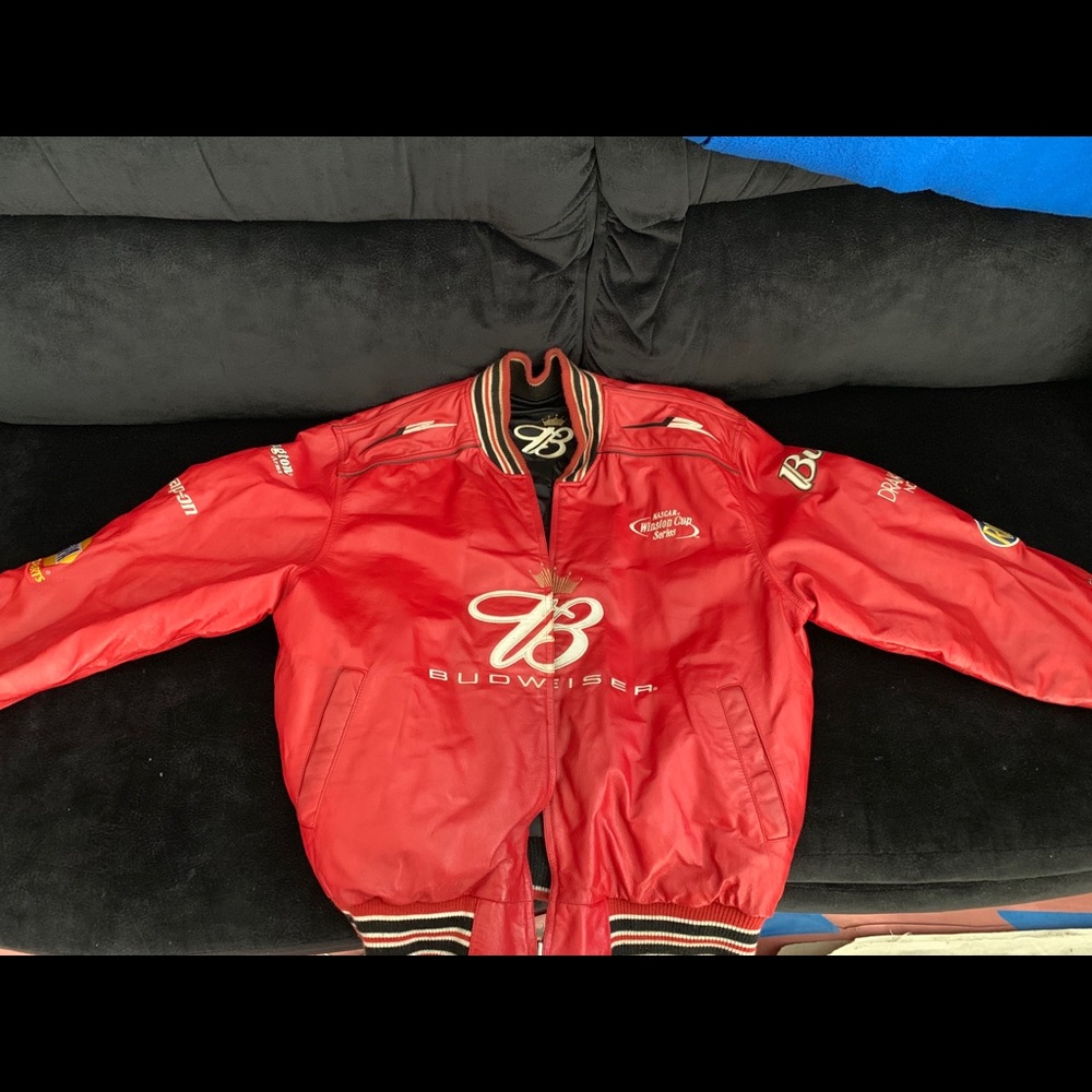 Dale Earnhardt JR Budweiser Racing Jacket 2-Sides